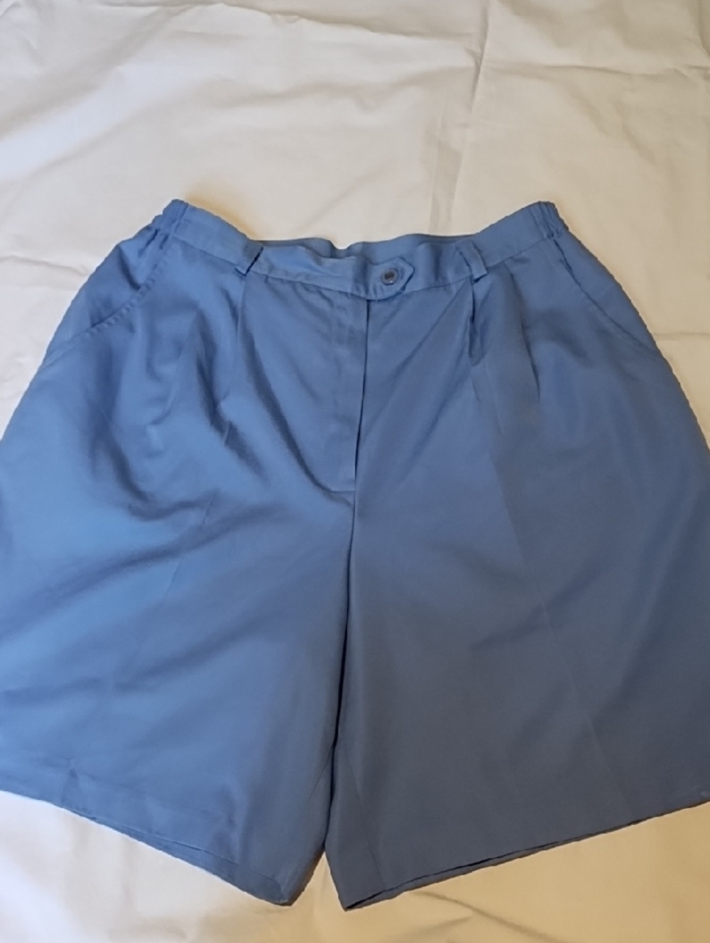 Coral Bay Sky Blue Or Tan Women's Bermuda Shorts Like New Medium.